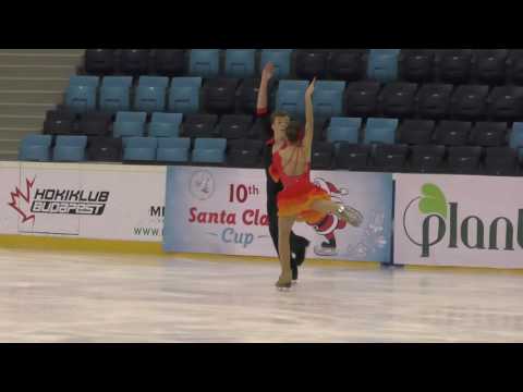 2016 Santa Claus Cup: Layla KAROLLUS / Paul GLASS (GER) - ID Advanced Novice, FD