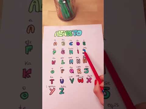 alphabet in spanish🇪🇦🔠