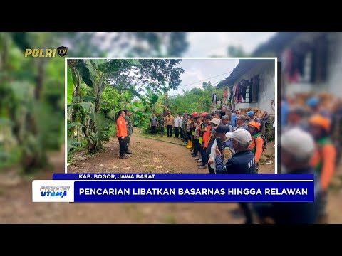 TIM GABUNGAN LAKUKAN PENCARIAN KORBAN HANYUT DI SUNGAI CIESEK BOGOR