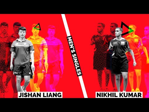Nikhil Kumar vs Jishan Liang | 2023 National Table Tennis Championships | Men's Singles