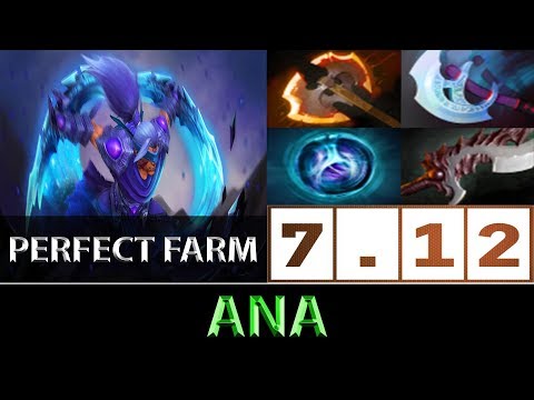 ana [Anti-Mage] Perfect Farm Perfect Game ► Dota 2 7.12