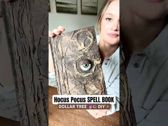 Vídeo relacionado con Libro de Hechizos de Hocus Pocus, Libros de Hechizos con Hechizos Reales, Accesorios de Decoración de Halloween, Libro de las Sombras Libro de Hechizos, Regalos de Bruja para Mujeres Diario de