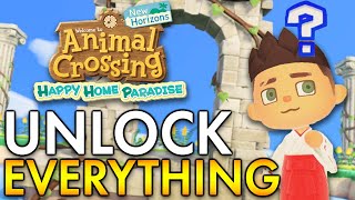 Every Unlock in Happy Home Paradise