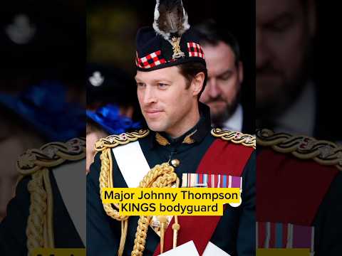 Major Johnny Thompson King Charles body guard #shortsfeed #kingcharles #britishroyal