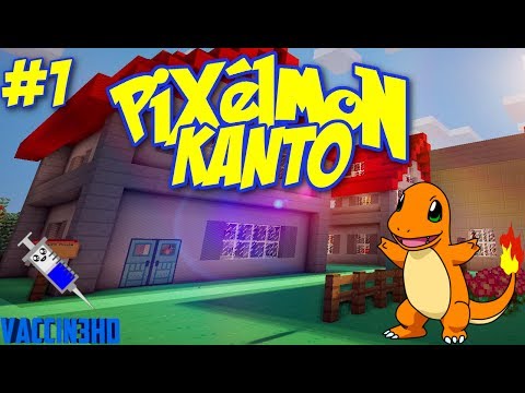 Minecraft Pixelmon Kanto Ep. 1 - Pallet Town (Minecraft Pokemon Mod)