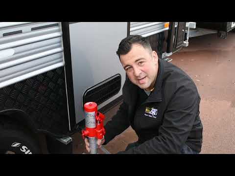 Trail-A-Mate Hydraulic Jockey Wheel Caravan Jack