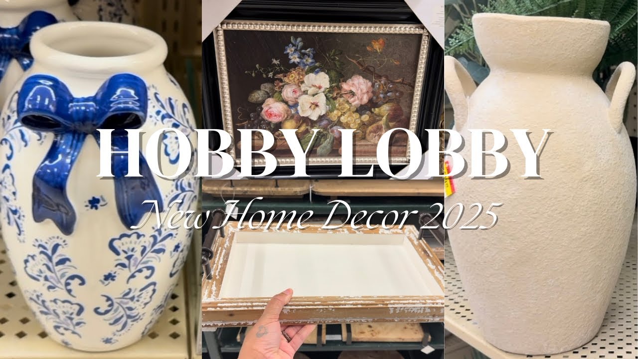 HOBBY LOBBY HIGH END HOME DECOR FINDS | HOBBY LOBBY SHOP WITH ME | EVERYTHING NEW AT HOBBY LOBBY