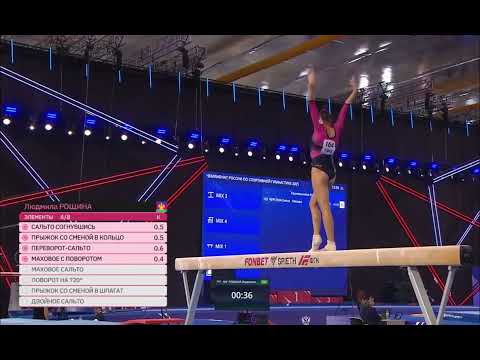 🥈 Lyudmila Roshchina BB AA 13.660 2025 Russian Championships