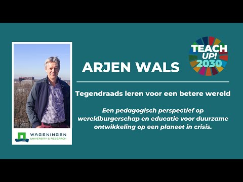 , title : 'Teach Up! 2030 - Online editie 4 maart 2021 - Hoofdspreker Arjen Wals'