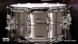 Video thumbnail for Yamaha 14x7 Recording Custom Stainless Steel Snare Drum (RLS1470) by Memphis Drum Shop