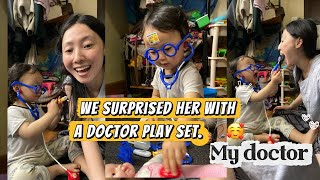 Download lagu Karena dia suka bermain dokter-dokteran, kami memutuskan untuk membelikannya satu set mainan dokt... mp3