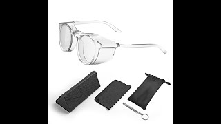 Safety Goggles Protective Eyewear, Safety Glasses Eye Protection, with eyeglass Screwdriver