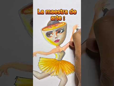 When they asked you to draw a cappuccino in class ☕️😂🎨 #dibudomi #ballerinacapuccina