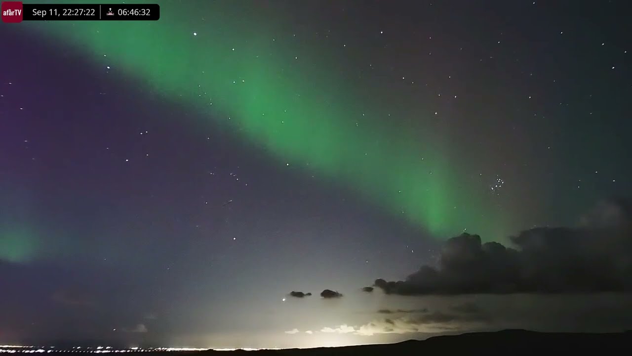 Sep 11, 2024: Aurora Borealis Over Iceland in 4K Ultra HD