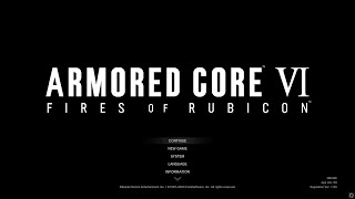 暇だからアーマードコアをするだけ