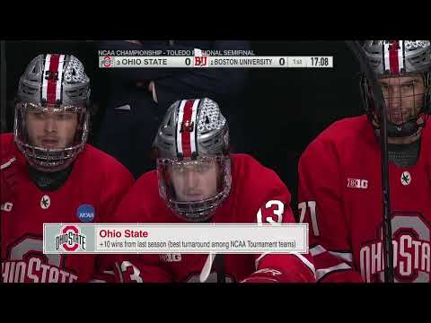 Ohio State vs Boston University Men's Hockey 3/27/25 NCAA Hockey Regional Semifinals