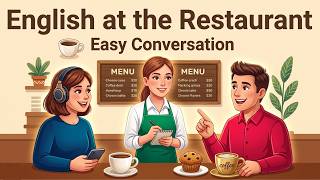 Learn English at the Restaurant 🍕 | Easy Conversation for Beginners