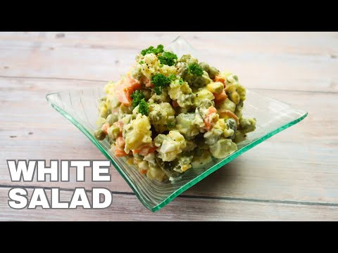 Authentic Lithuanian White Salad | Balta mišrainė