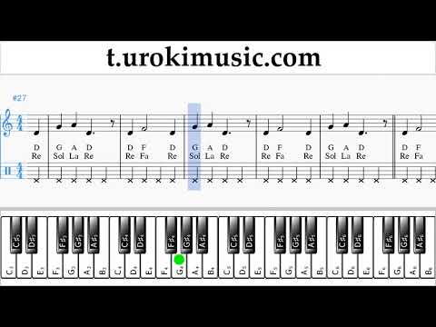 วิธีการเล่นเปียโน (มือขวา) Nicky Jam ft. Will Smith - Live It Up ตัวโน๊ต บทเรียน เปียโน um-ih796