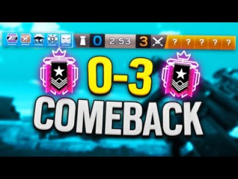 INSANE 0-3 COMEBACK - Rainbow Six Siege
