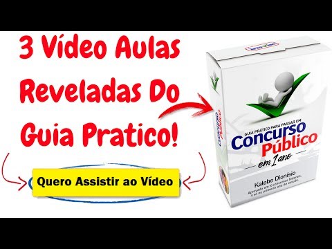 Guia Prático Para Passar Em Concurso Público REVELADO Download Grátis  Kalebe Dionísio