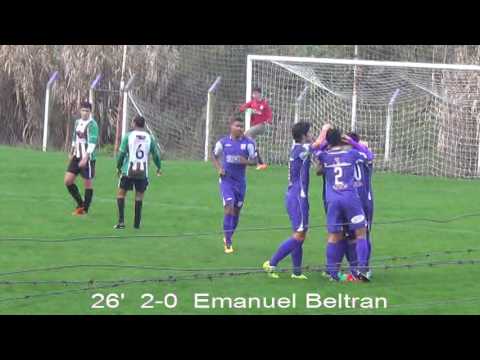 Sub 19 12° Fecha Torneo Apertura 2016 Defensor Sp 5 - Racing 3