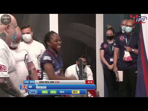 Joy Nnamani - 1st Place 480.5kg Total *WR* - 57kg Class 2021 IPF World Women's Classic