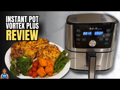 Instant Pot Vortex Plus 6QT Air Fryer with Odor Erase Technology,6-in-1 Functions that Crisps,Roasts, Broils,Dehydrates, Bakes & Reheats, 100+In-App Recipes, from the Makers of Instant Pot,1700W,Black video review thumbnail