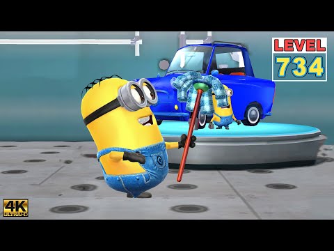 Minion Rush LEVEL 734 - Dave Minion increase Despicable Multiplier 10 times at Anti-Villain League