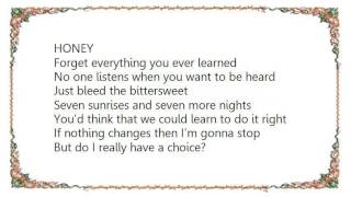 Holly Brook - Like Blood Like Honey Lyrics