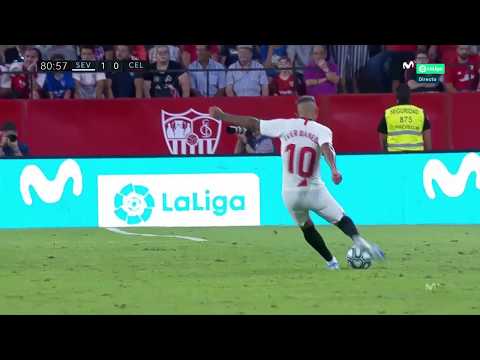 Golazo de Franco Vasquez en el Sevilla 1 Celta 1 | Audio: Enrique Pastor | M+Liga J3 2019