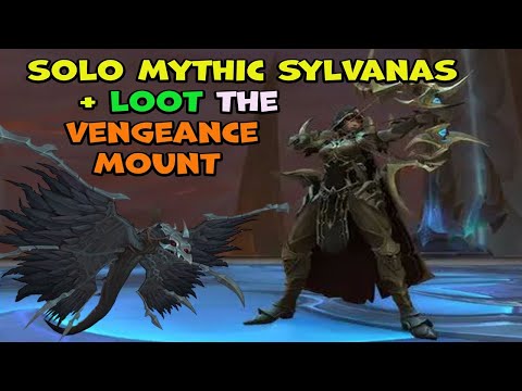 Solo Mythic Sanctum of Domination for the Vengeance Mount ~ Mythic Tarragrue, Kel'Thuzad & Sylvanas
