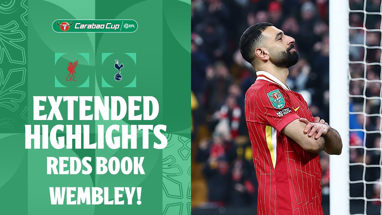 🔴 REDS BACK AT WEMBLEY! | Liverpool v Tottenham Hotspur extended highlights