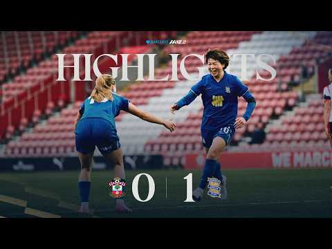 Watch highlights from St Mary's Stadium as Birmingham City Women beat Southampton 1-0 in the Barclays Women's Super League 2. SUBSCRIBE to our official YouTube channel so you never miss another video | https://www.youtube.com/@BCFC?sub_confirmation=1 And don't forget to drop a LIKE and leave us a CO