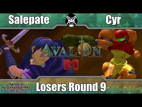 Avalon M - ATBT | Salepate (Marth) Vs. Cyr (Samus) - Losers Round 9 - Melee