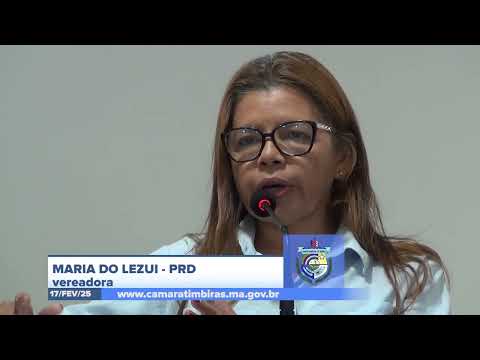 17/02: Vereadora Maria do Lezui solicita melhorias na infraestrutura e coleta de lixo em Timbiras