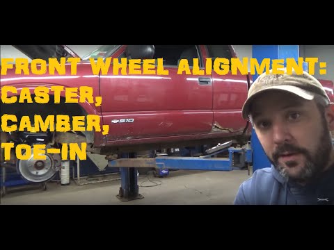 Front Wheel Alignment - Caster, Camber & Toe
