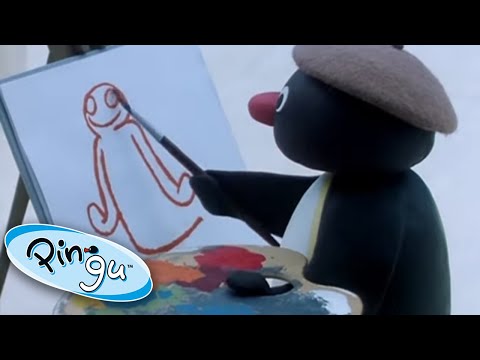 Pingu the Artist! @Pingu β Official Channel Cartoons For Kids - Kids (0-4), Kingdom Kids Zone - Pingu - Official Channel