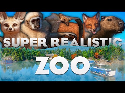 🌲 This REALISTIC Zoo is INCREDIBLE! Details at EVERY CORNER! | Planet Zoo Tour