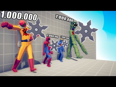 1.000.000 DAMAGE SAMURAI GOD vs UNITS - TABS | Totally Accurate Battle Simulator 2023