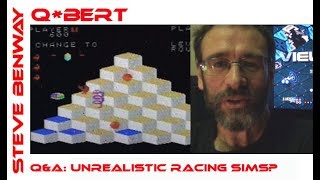 Q*Bert on Colecovision / Q&A: Unrealistic Racing Sims?