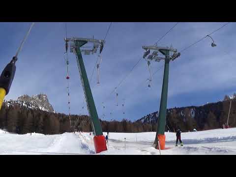 Risalita integrale skilift Leitner "Risaccia II" - Selva di Val Gardena (BZ)