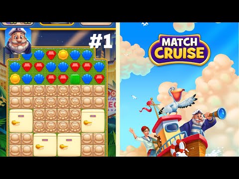 Match Cruise: match3 adventure - Hyper Hybrid Casual - Gameplay Walkthrough (iOS & Android) - YouTube