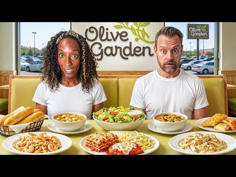 We Tried Olive Garden For The First Time! What have gotten Ourselves into?