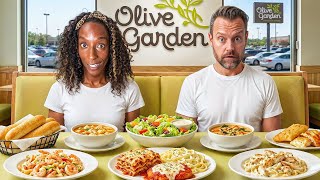 We Tried Olive Garden For The First Time! What have gotten Ourselves into?