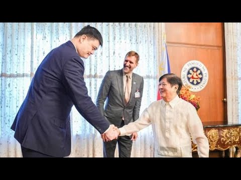 FIBA AMBASADOR YAO MING AND DIRK NOWITZKI AT MANILA  I 2023 FIBA WORLD CUP DRAW