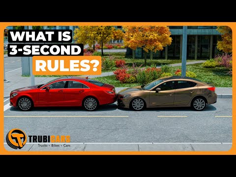 What Is A 3-Second Rules? Learn Safe Following Distance | Pass Driving test