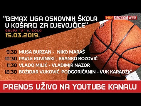 BEMAX LIGA OSNOVNIH ŠKOLA - GRUPA "B" 9. KOLO 15.03.