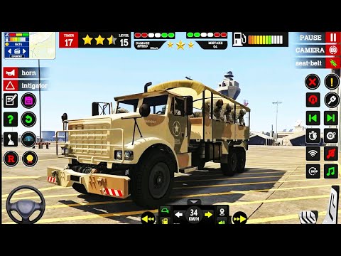 👉 Military Truck Driving Transfer Simulator 3D | Army Truck Mission Level 2.3 Gameplay