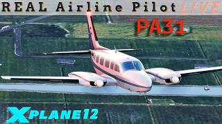 The CIS PA31 Chieftain! | X-Plane 12 | Finding the BEST Prop | Real PA31 Pilot (former) #xplane12